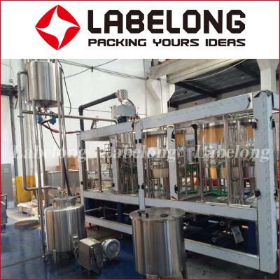 China 3.29kw STREICHELN 3000 BPH automatischen Juice Filling Machine zu verkaufen