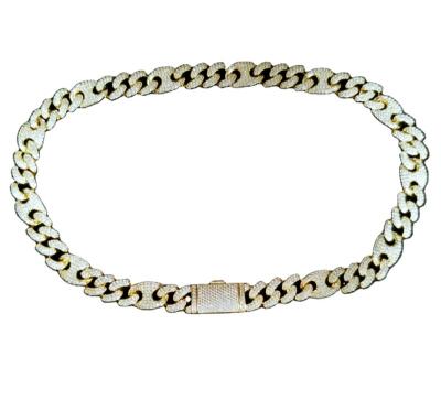 China Cuban Link Men's Hiphop Hip Hop Chain Miami Stainless Steel Necklace Cuban Link Chain for sale