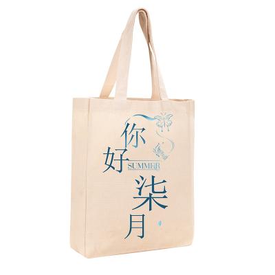 China Wholesale High Quality Creative Design Cotton Waterproof Canvas Eco-friendly Tote Bag for sale