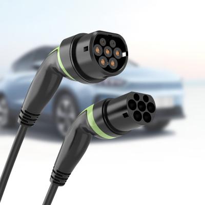 China Cyberpunk Commercial 3 Phase Type - 2 22kw 32 Amp Solar EV Charger Cable For Electric Cars for sale