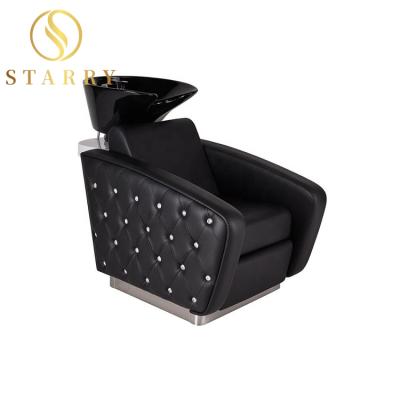 China Modern hot sale barbershop barber shop sofa luxury modern shampoo recliner comfortable shampoo chair for sale