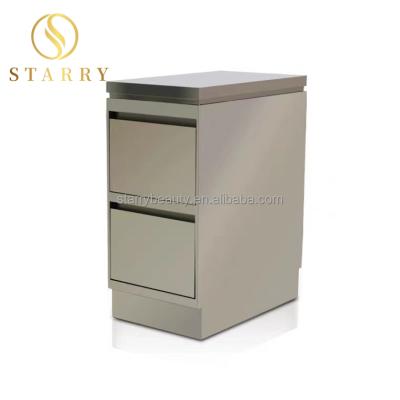 China Modern factory metal salon furniture luxury beauty spa hair styling salon gold stainless steel trolley for sale