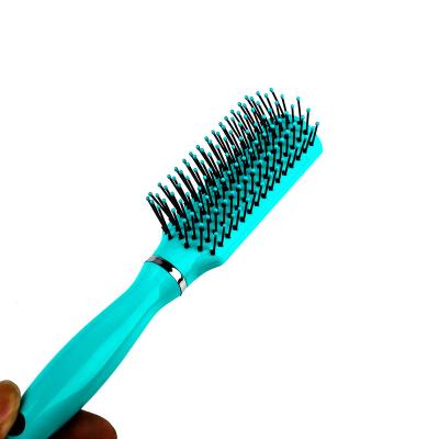 China Duct Maker Custom 2543DTE Blue ABS Stiffen Hair Brush for sale