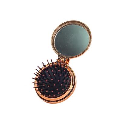 China Wholesale Logo Cunstom Banufacturer Hair Brush Foldable Mirror Set With Mirror for sale