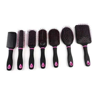 China Square Cushion Paddle Scalp Massage Hair Salon Curly Hair Paddle Brush for sale