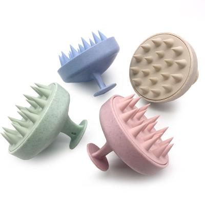 China Eco-Friendly Pet Detangle Massage Shampoo Waterproof Silicone Brush for sale