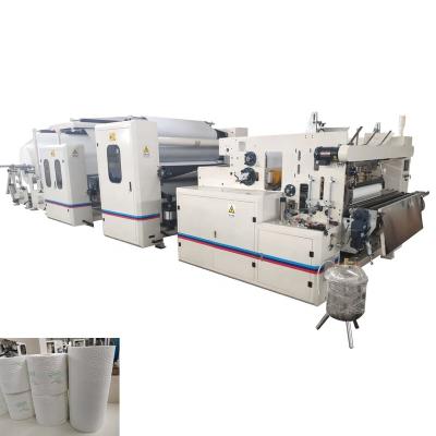 China Automatic Hotels Color Printing Toilet Paper Gluing Machine for sale