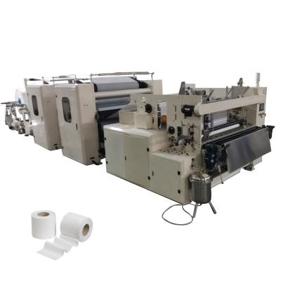 China Hotels kitchen towel paper and toilet paper production machine price for sale