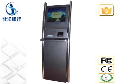 China Zwarte de Informatiekiosk van het Aanrakingsscherm voor Hotel/Reclame/Toonzaal/Luchthavenrestaurant Te koop