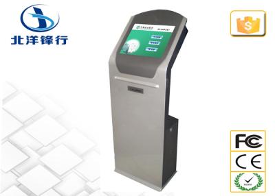 China Shopping Mall Advertising Self Service Ticket Kiosk With Epson 532 Printer for sale