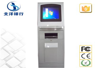 China Informationen LCD-Selbstservice-Druckkiosk-Kupon/Reihen-Kiosk mit ultra großem Rollenhalter zu verkaufen