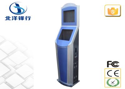 China 17inch Interactive Multimedia Payment Dual Screen Kiosk With Advertising Player for sale