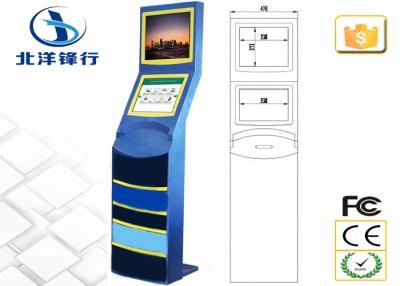 China Informations-Kontrollinternet-Netz-Innennoten-Doppelschirm-Kiosk 16.7M 300cd/m ² zu verkaufen