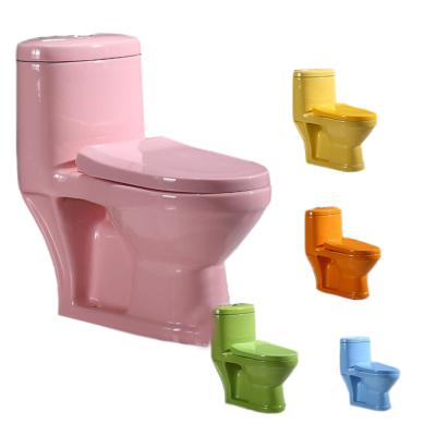 China Double-flow Sanitary Wc Color Child Toilet One-piece Kindergarten Take Care Toilet For Children for sale