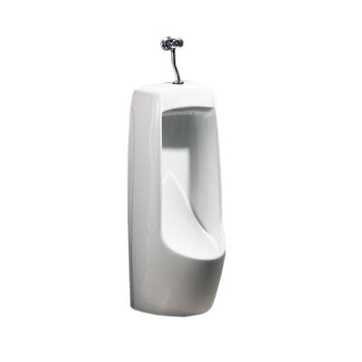 China Locations Public Bathroom Man Use Ceramic Urinal Bowl For Public Manual Flushing Floor Mounted Urinal for sale