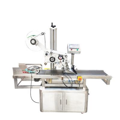 China Food labeling machine automatic pocket labeling machine for plastic bag for sale