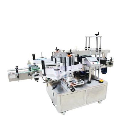 China Food automatic double sides labeling machine high speed servo motor double side labeling machine for sale