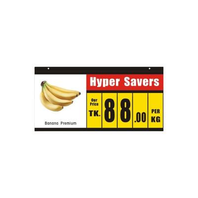 China Price display supermarket advertising board, price sign board, flip chart price ticket for sale