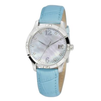 China Best Selling Fashion Diamond Luxury Calendar Watches Day/Date For Girl's Watch for sale