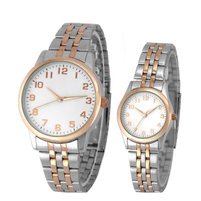 China Hot Lover Luxury High Quality Unisex Quartz Watch Water Resistant Brand Couples Watches for sale