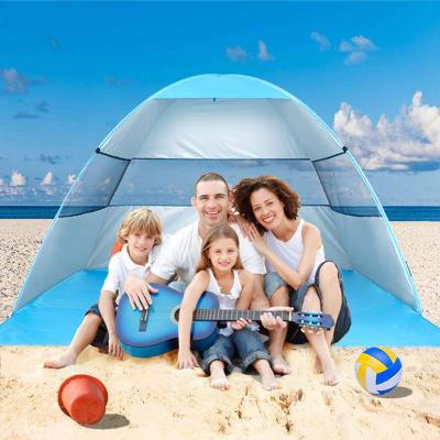 China Automatic Instant Setup Automatic Canopy Shade Portable UV Protection 3-4 Person Quick Setup Family Beach Easy Camping Waterproof Instant Tents for sale