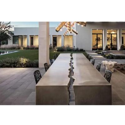 China Durable Fireproof Waterproof Concrete Outdoor Furniture Set Exquisite Unique Design Durable And Beautiful Cement Furniture Garden Concrete Furniture for sale