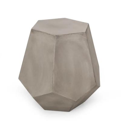 China Durable Outdoor Contemporary Lightweight Accent Side Table, Concrete Finish for sale