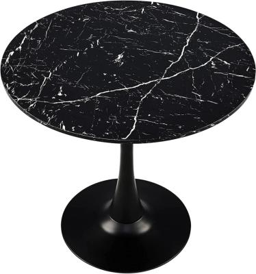 China Contemporary Nordic Marble Tulip Round Dining Table Modern Design for Cafe Hotel Mesa Esstisch Home Tavolo for sale