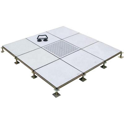 China Modern Satellite Ground Stations Raised Floor Steel Antistatic False Flooring for sale