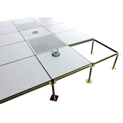 China Modern White Color Antistatic Pedestal Framing Raised Floor System For Server Room for sale