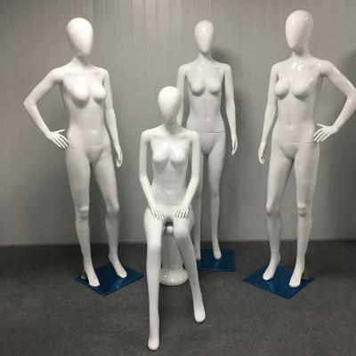 China Cheap Price Plastic Low Female Mannequin Faceless Full Body For Sale for sale