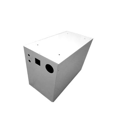 China Aluminum Plate Enclosure Cabinet Power Amplifier Cabinet Powder Coated Metal Chinese Manufacturer Customized for sale