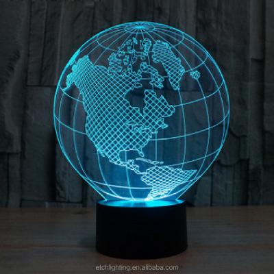 China Custom 3D LED Night Light Decoration Creative Lamp Cartoon Projection Led Small Night Light for sale