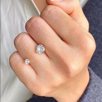 China Fashion Go Party 2021 Zircon Open Women Fashion Rings for sale