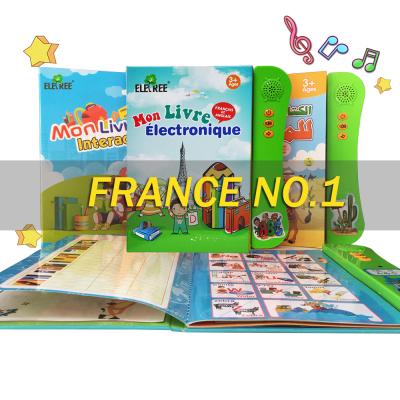 China Eco-Friend 70000+ SOLD French Educational Print Custom Baby Kids Electronic Digital Audio Sound School My First Books for sale