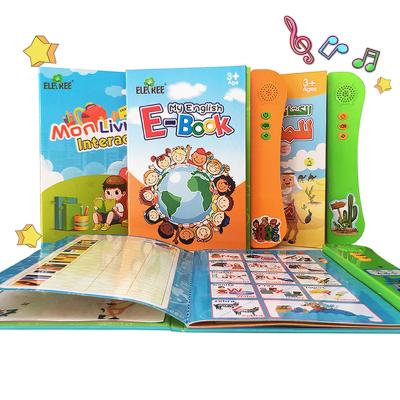 China Children Study Eletree Children Sound Book English Learning Touch Reading Multi-Language Educational Toys For Children for sale