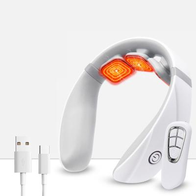 China FITLIFE Hot Selling Electronic New Product Electronic U Heated Neck Kneading Massager for sale