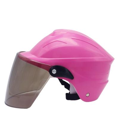 China Electronic Pink ABS Sale Electric Vehicle Plastic Construction Well Packing Helmet for sale