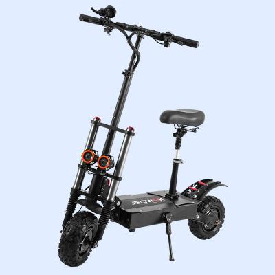 China High Power 18Ah 60V 5600W Jeowak Off Road Electric Scooter Double Motor Elscoter Unisex Fat Tire For Adult for sale