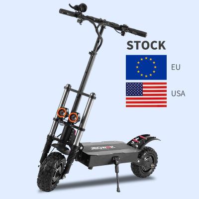 China 38Ah Unisex Dual Motor 60V 5600W 11 Inch Fat Tire Off Road Electric Scooter Mopeds Adult Dualtron 8000w Electric Motorcycles for sale