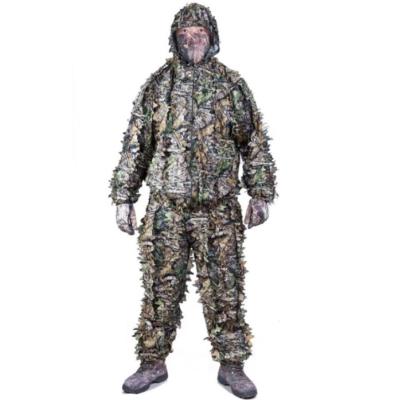 China 3D Outdoor Gear Ghillie Sheet Suits Hunting Outdoor Jungle Suit Camouflage Gear for sale