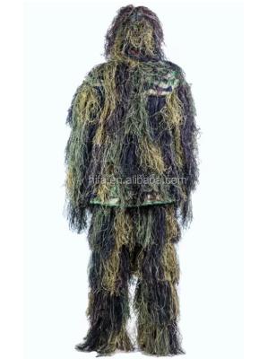 China Sons Bionic Ghillie Suits Camouflage Suits 3D Camouflage Woodland Sniper Suit for sale