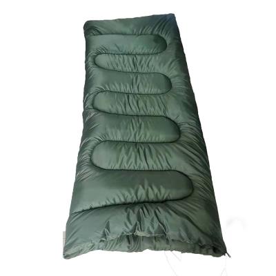 China Hybrid Type Hign Quality Army Green Sleeping Bag Waterproof Polyester Sleeping Bag For Winter Army Sleeping Bag for sale