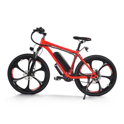 China Aluminum Alloy 26 Inch Electric Dirt Bike 48v 10.5ah 350w Double Drive 7 Speed ​​Electric Factory New Electric Mountain Bike Ebike for sale