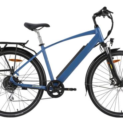 China Aluminum Alloy Eu 26 27.5 Inch Electric City Bike 10ah Battery 60km 36v 350w 7 Speed ​​Torque Sensor Road Electric Bicycle for sale