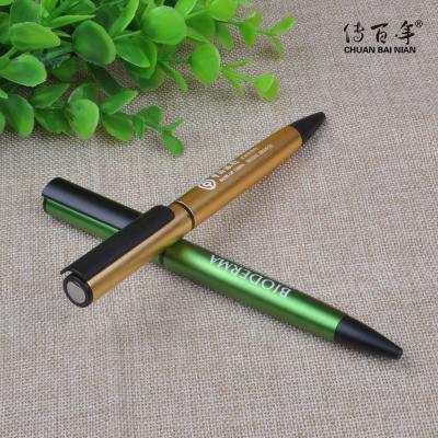 China Executive Pen High Quality Business Promotional Metal Blue Metal Logo Pen for sale