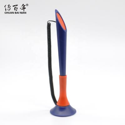 China Pen Hot Sales Cheap Promotional Plastic Marked Counter Desk Pens With Logo String for sale