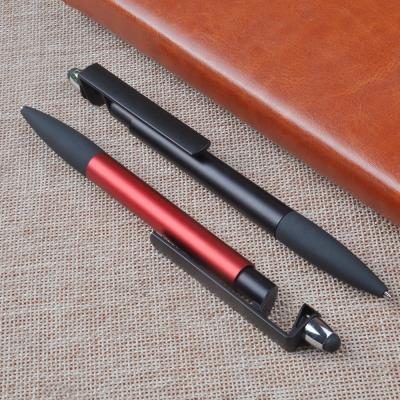 China Pen Nice Promotional Design Gift Cheap Pen With Cell Phone Stand Holder for sale