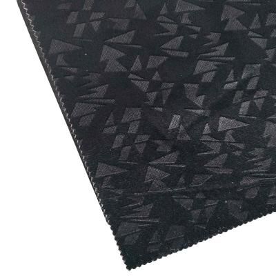 China Factory Wholesale Waterproof Embossed Fabric With Sponge For Car Seat / Bus Seat / Furniture Fabric for sale