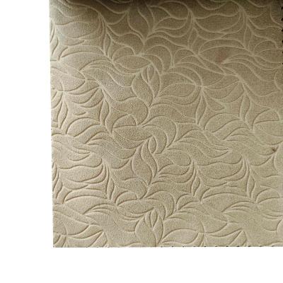 China Factory Wholesale Waterproof Embossed Fabric With Sponge For Car Seat / Bus Seat / Furniture Fabric for sale